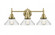 Caden - 3 Light - 26 inch - Antique Brass - Bath Vanity Light (3442|447-3W-AB-G4474)