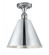 Berkshire - 1 Light - 12 inch - Polished Chrome - Semi-Flush Mount (3442|516-1C-PC-MBC-12-PC)