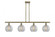 Athens - 4 Light - 48 inch - Antique Brass - Stem hung - Island Light (3442|516-4I-AB-G125-8-LED)