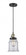 Canton - 1 Light - 6 inch - Black Antique Brass - Cord hung - Mini Pendant (3442|201CSW-BAB-G182)