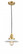 Halophane - 1 Light - 9 inch - Satin Gold - Cord hung - Mini Pendant (3442|201CSW-SG-G1-LED)