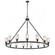 Clymer - 20 Light - 60 inch - Matte Black - Chain Hung - Chandelier (3442|860-BK-G801-LED)