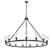 Clymer - 20 Light - 60 inch - Matte Black - Chain Hung - Chandelier (3442|860-BK-G802-LED)