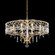 Bella Rose 10 Light 120V Chandelier in Antique Silver with Clear Heritage Handcut Crystal (168|TC1036N-48H)