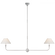 Piaf Large Two Light Linear Pendant (279|TOB 5455PW-L)