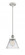 Cone - 1 Light - 8 inch - White Polished Chrome - Mini Pendant (3442|916-1S-WPC-G42-LED)