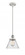 Cone - 1 Light - 8 inch - White Polished Chrome - Mini Pendant (3442|916-1S-WPC-G44-LED)