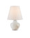 Piccolo White Mini Table Lamp (92|6000-0761)
