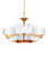 Grand Lotus Large White Chandelier (92|9000-0857)