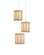 Daze 3-Light Round Multi-Drop Pendant (92|9000-0889)