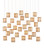 Daze 30-Light Linear Multi-Drop Pendant (92|9000-0893)