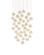 Piero White 36-Light Round Multi-Drop Pendant (92|9000-0915)