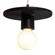 Discus Pendant (254|CER-6320-BLK-DBRZ-WTCD)