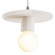 Discus Pendant (254|CER-6320-MAT-CROM-WTCD)