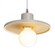Saucer Pendant (254|CER-6325-MTGD-CROM-WTCD)