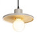 Saucer Pendant (254|CER-6325-MTGD-MBLK-BKCD)