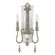 2-Light Candle-Style Sconce in Distressed Grey and White French Antique (8583|9A198A)