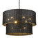 Golden Lighting Erma 9-light Chandelier in Matte Black (36|1084-9 BLK-BW)