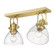 Yep by Golden Lighting Hines 2-light Semi-Flush Mount in Brushed Champagne Brass (36|3118-2SF BCB-SD)