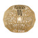 Golden Lighting Florence 1-light Flush Mount in Matte Black (36|6933-FM BLK-NR)