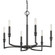 6 Light Chandelier (36|8209-6 BLK)