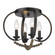 Golden Lighting Flori 4-light Flush Mount in Matte Black (36|8320-FM BLK-EWB)