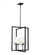 Mitte transitional 4-light indoor dimmable small ceiling pendant hanging chandelier light in midnigh (38|5241504-112)