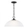 Geary transitional 1-light indoor dimmable ceiling hanging single pendant light in midnight black fi (38|6516501-112)