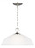 Geary transitional 1-light indoor dimmable ceiling hanging single pendant light in brushed nickel si (38|6516501-962)