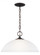 Geary transitional 1-light LED indoor dimmable ceiling hanging single pendant light in bronze finish (38|6516501EN3-710)