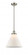 Cone - 1 Light - 12 inch - Brushed Satin Nickel - Mini Pendant (3442|916-1S-SN-G41-L)