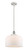 Bell - 1 Light - 12 inch - White Polished Chrome - Mini Pendant (3442|916-1S-WPC-G71-L)