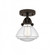 Olean - 1 Light - 7 inch - Oil Rubbed Bronze - Semi-Flush Mount (3442|288-1C-OB-G322-LED)