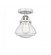 Olean - 1 Light - 7 inch - Polished Chrome - Semi-Flush Mount (3442|288-1C-PC-G324-LED)