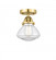 Olean - 1 Light - 7 inch - Satin Gold - Semi-Flush Mount (3442|288-1C-SG-G322-LED)