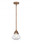 Olean - 1 Light - 7 inch - Antique Copper - Stem hung - Mini Pendant (3442|288-1S-AC-G322-LED)