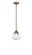 Olean - 1 Light - 7 inch - Antique Copper - Stem hung - Mini Pendant (3442|288-1S-AC-G324)