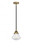 Olean - 1 Light - 7 inch - Black Antique Brass - Stem hung - Mini Pendant (3442|288-1S-BAB-G324-LED)