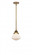 Olean - 1 Light - 7 inch - Brushed Brass - Stem hung - Mini Pendant (3442|288-1S-BB-G321-LED)