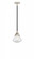 Olean - 1 Light - 7 inch - Black Polished Nickel - Stem hung - Mini Pendant (3442|288-1S-BPN-G324-LED)