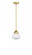 Olean - 1 Light - 7 inch - Satin Gold - Stem hung - Mini Pendant (3442|288-1S-SG-G322)