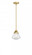 Olean - 1 Light - 7 inch - Satin Gold - Stem hung - Mini Pendant (3442|288-1S-SG-G324)