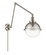 Hampden - 1 Light - 9 inch - Brushed Satin Nickel -Adjustable Swing Arm (3442|238-SN-HFS-82-SN)