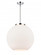 Athens - 1 Light - 18 inch - Polished Chrome - Cord hung - Pendant (3442|221-1S-PC-G121-18)