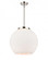 Athens - 1 Light - 16 inch - Polished Nickel - Stem Hung - Pendant (3442|221-1S-PN-G121-16-LED)