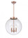 Beacon - 3 Light - 16 inch - Antique Copper - Cord hung - Pendant (3442|221-3S-AC-G202-16)