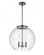 Athens - 3 Light - 16 inch - Matte Black - Stem hung - Pendant (3442|221-3S-BK-G122-16)