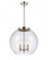 Athens - 3 Light - 16 inch - Polished Nickel - Stem hung - Pendant (3442|221-3S-PN-G122-16)
