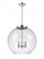 Athens - 3 Light - 18 inch - Polished Nickel - Cord hung - Pendant (3442|221-3S-PN-G122-18)