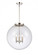 Beacon - 3 Light - 18 inch - Polished Nickel - Stem hung - Pendant (3442|221-3S-PN-G202-18-LED)